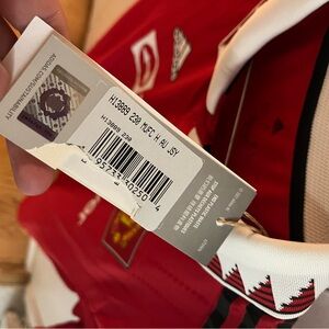 Manchester United adidas 2022/23 Home Authentic Blank Jersey - Red